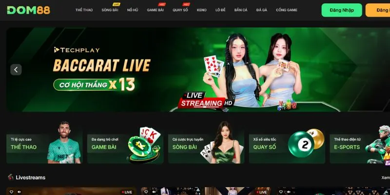 DOM88 - Nhà Cái Uy Tín, Đăng Ký Nhanh, Giao Dịch An Toàn 3 Điểm khác biệt độc quyền tại DOM88