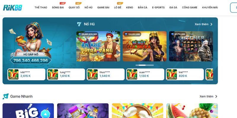 RIK88 - Tham Gia Cơ Hội Nhận Thưởng Hấp Dẫn Mỗi Ngày 1 rik88