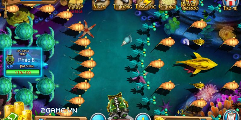 Hành trình bắn cá xèng đầy màu sắc